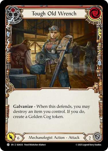 Tough Old Wrench (Red)