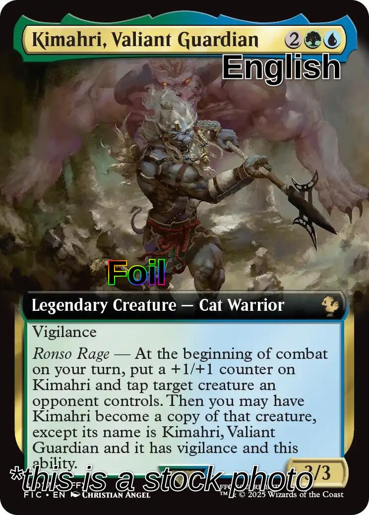 Kimahri, Valiant Guardian (Extended Art)