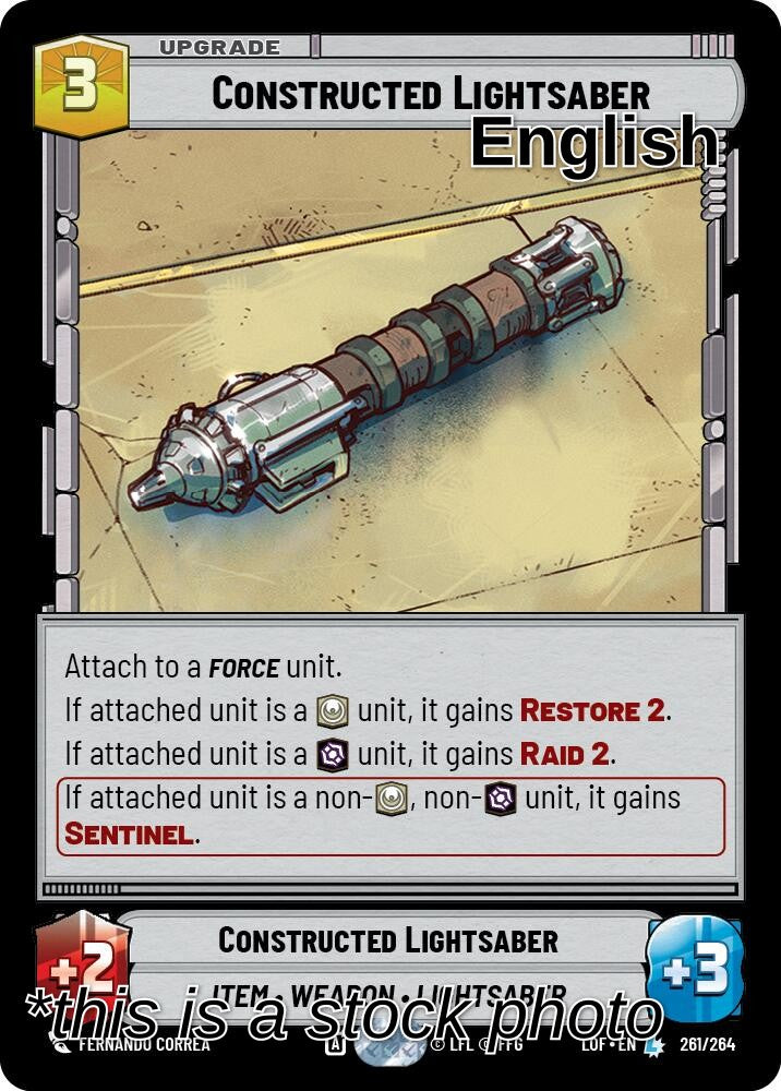 Constructed Lightsaber