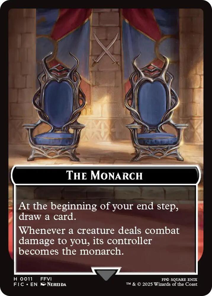 The Blackjack // The Monarch Double-Sided Token (Back)