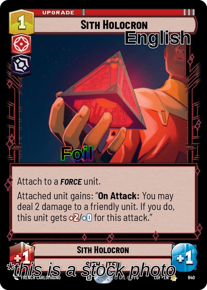 Sith Holocron (Foil)