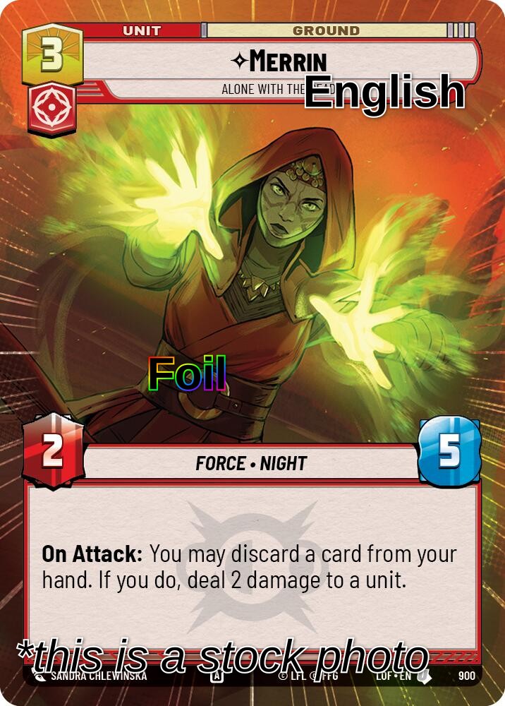 Merrin - Alone with the Dead (Hyperspace Foil)