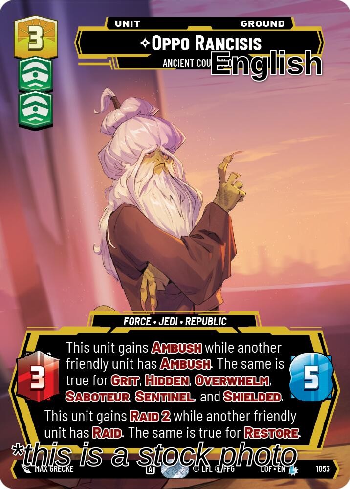 Oppo Rancisis - Ancient Councilor (Prestige)