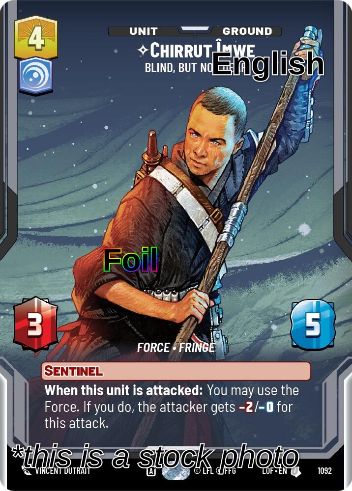 Chirrut Imwe - Blind, but not Deaf (Prestige Foil)