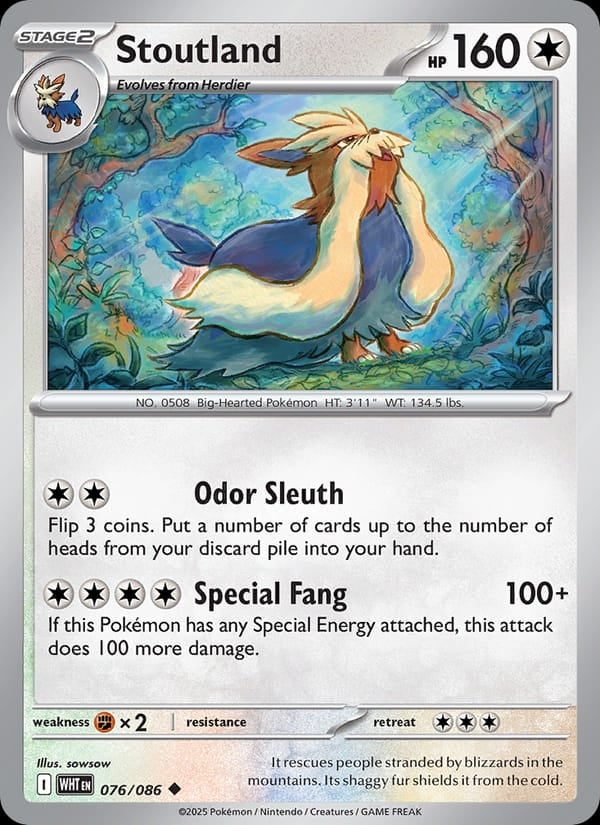 Stoutland (Poke Ball Pattern)