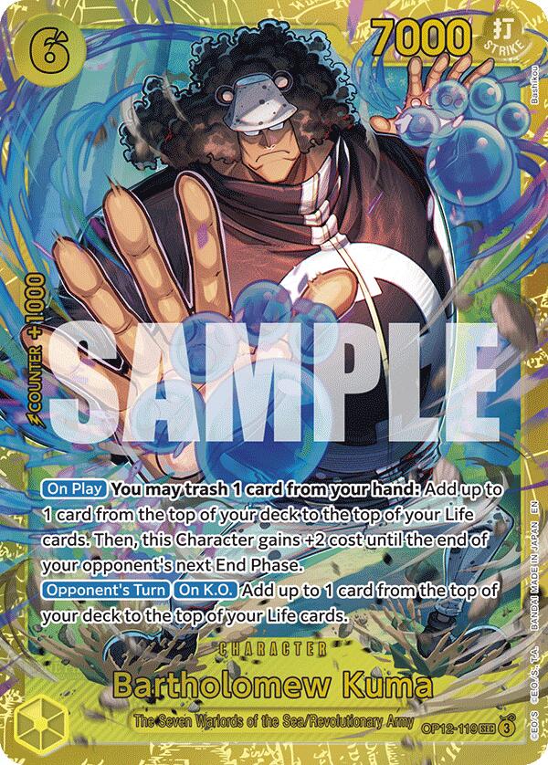 Bartholomew Kuma [OP12 - OP12-119 - Secret Rare] - Legacy of the Maste   PunkOuter Games