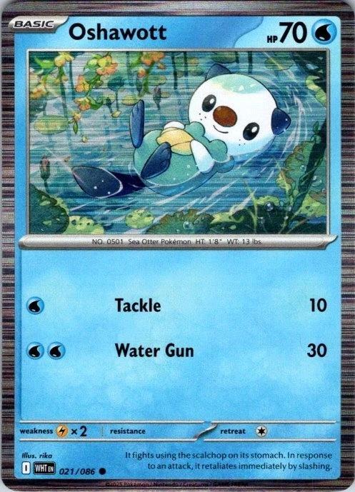 Oshawott - 021/086 (Unova Poster Collection)