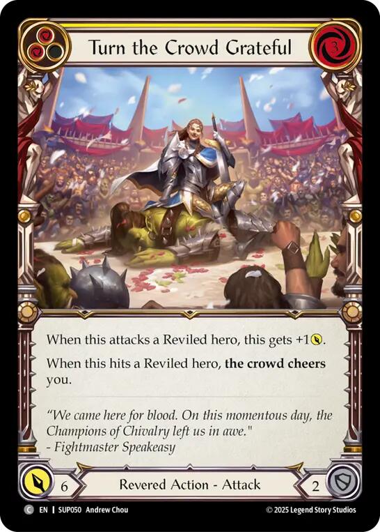 Turn the Crowd Grateful (Yellow)