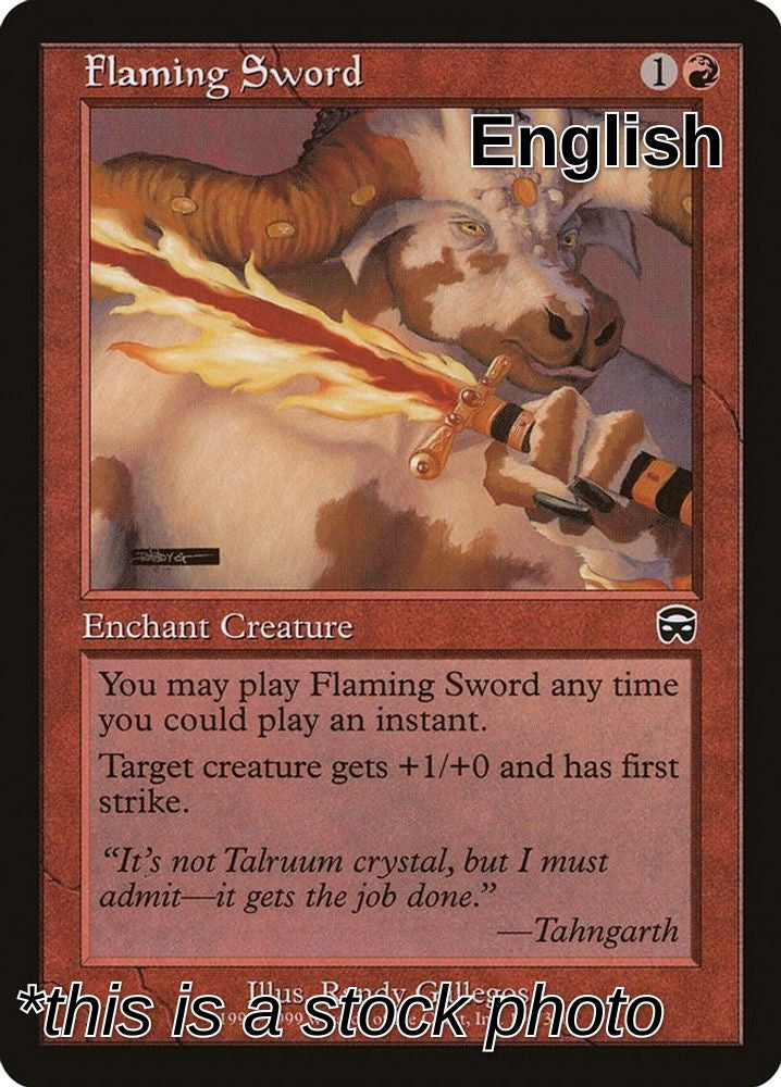 Flaming Sword