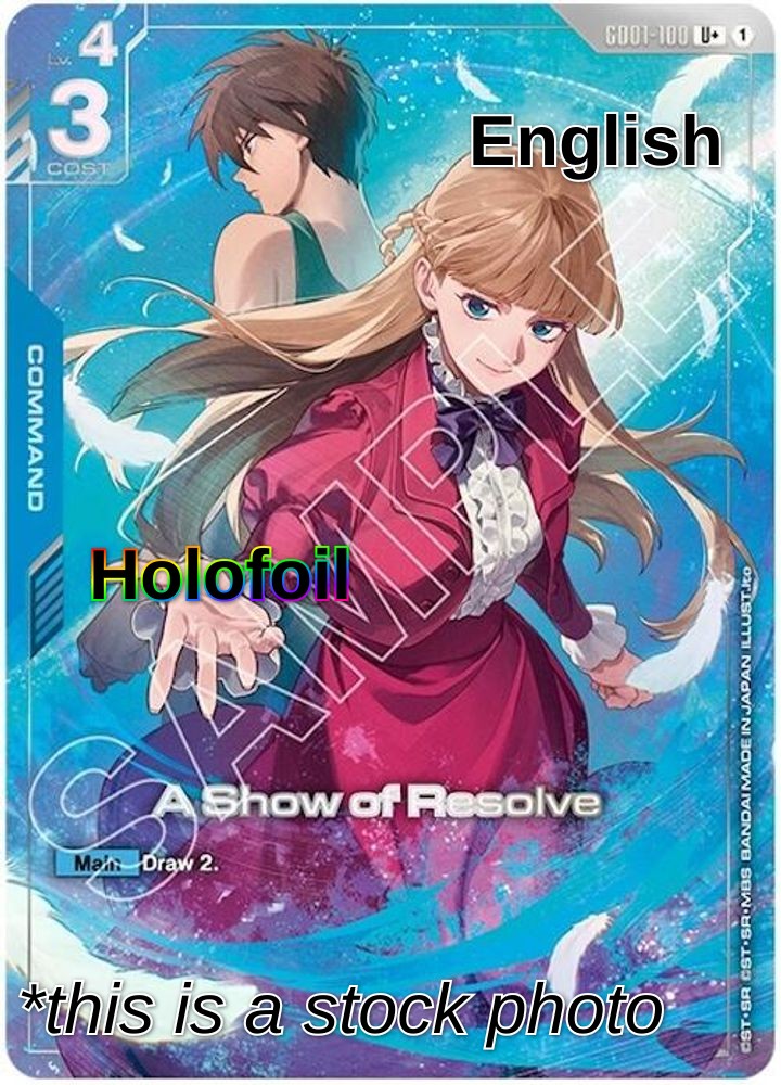 A Show of Resolve (U+) (Premium Accessory Set - Mobile Suit Gundam Wing)