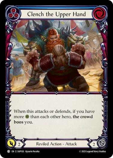 Clench the Upper Hand (Blue)