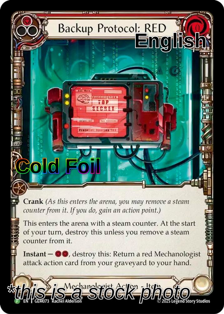 Backup Protocol: RED