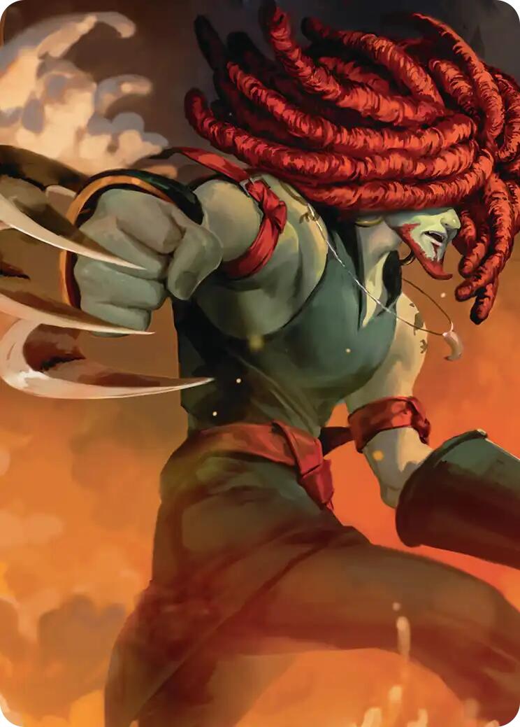 Amarant Coral Scene Art Card