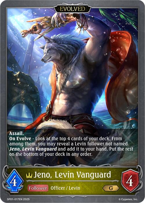Jeno, Levin Vanguard (Evolved)