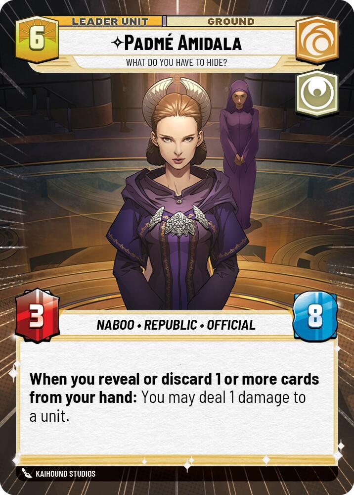 Padmé Amidala - What Do You Have to Hide? (Hyperspace) (Back)