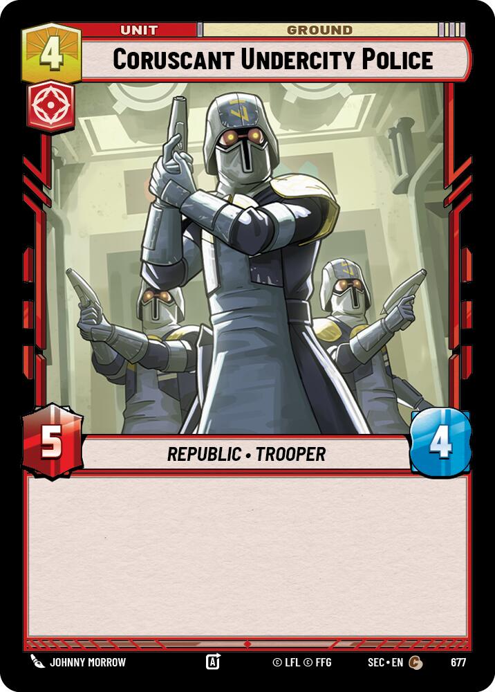 Coruscant Undercity Police (Foil)