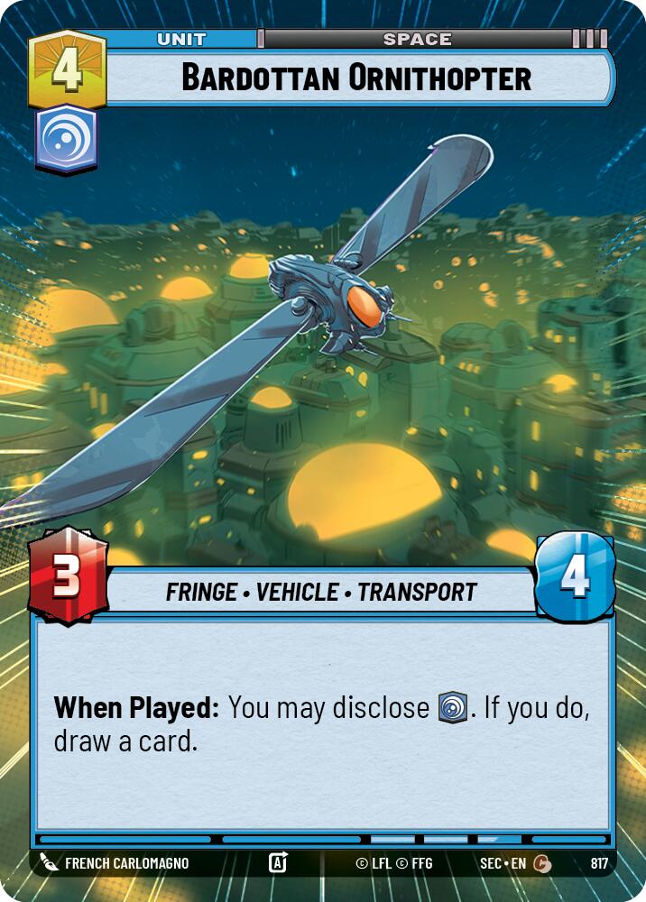 Bardottan Ornithopter (Hyperspace Foil)