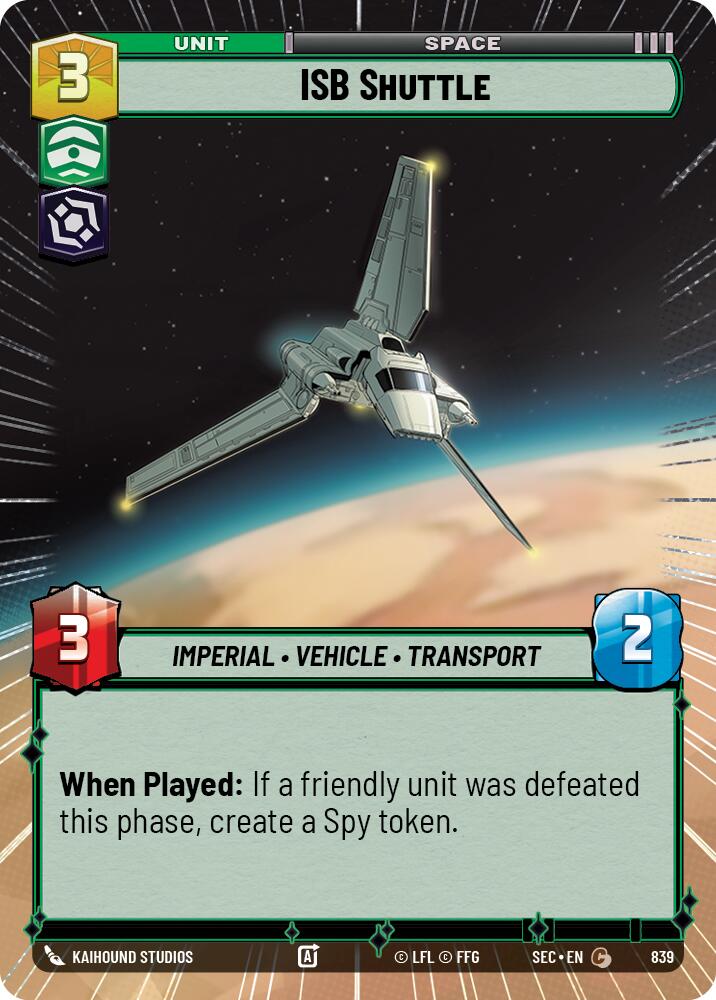 ISB Shuttle (Hyperspace Foil)