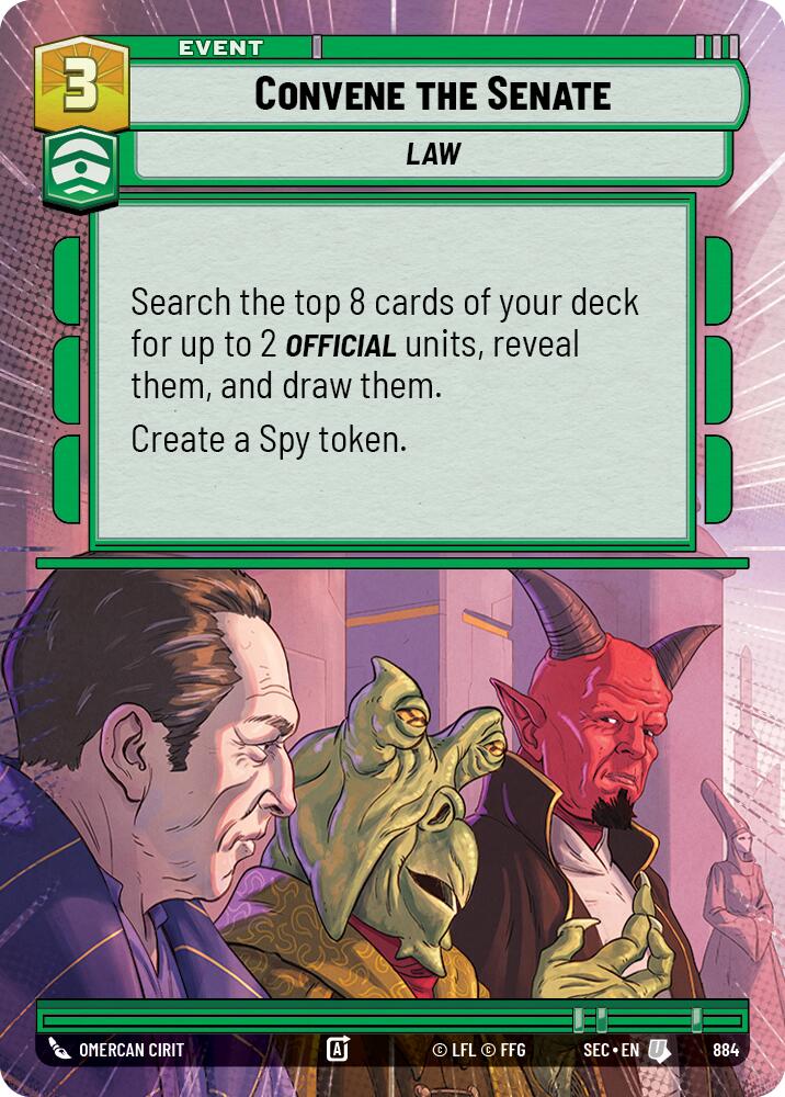Convene the Senate (Hyperspace Foil)