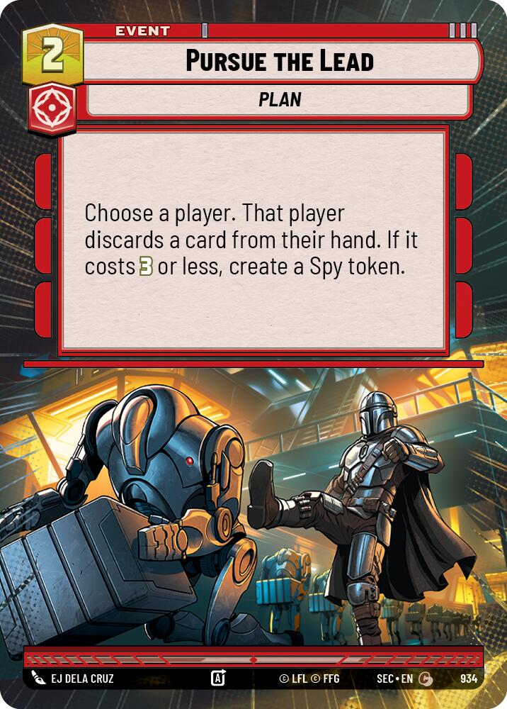 Pursue the Lead (Hyperspace Foil)