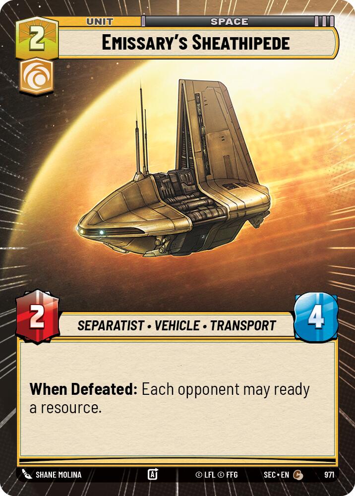 Emissary's Sheathipede (Hyperspace Foil)
