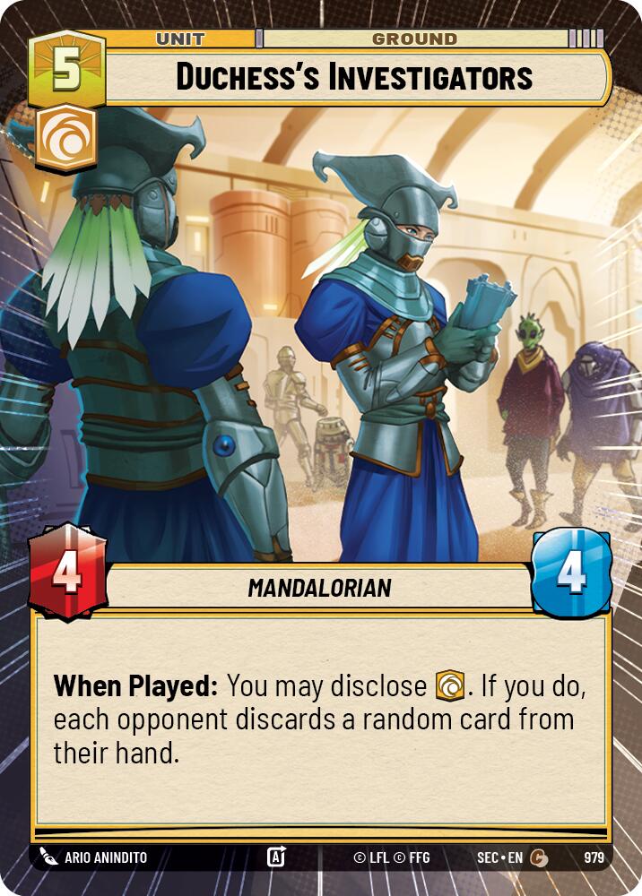 Duchess's Investigators (Hyperspace Foil)