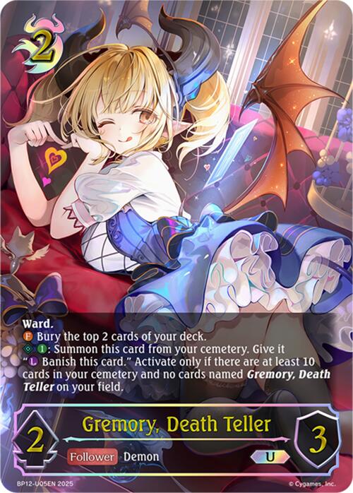 Gremory, Death Teller (U)