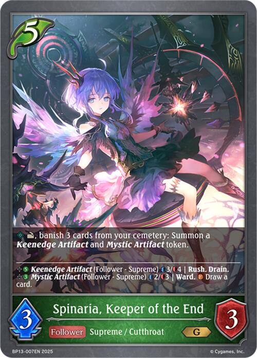 Spinaria, Keeper of the End