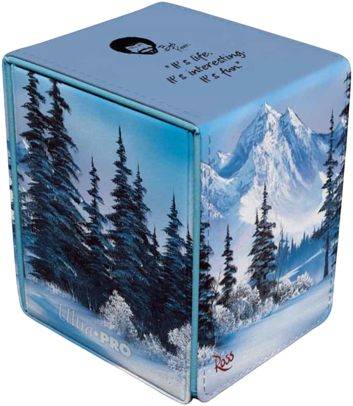 Ultra PRO: Alcove Flip Deck Box - Bob Ross (Winter Paradise)