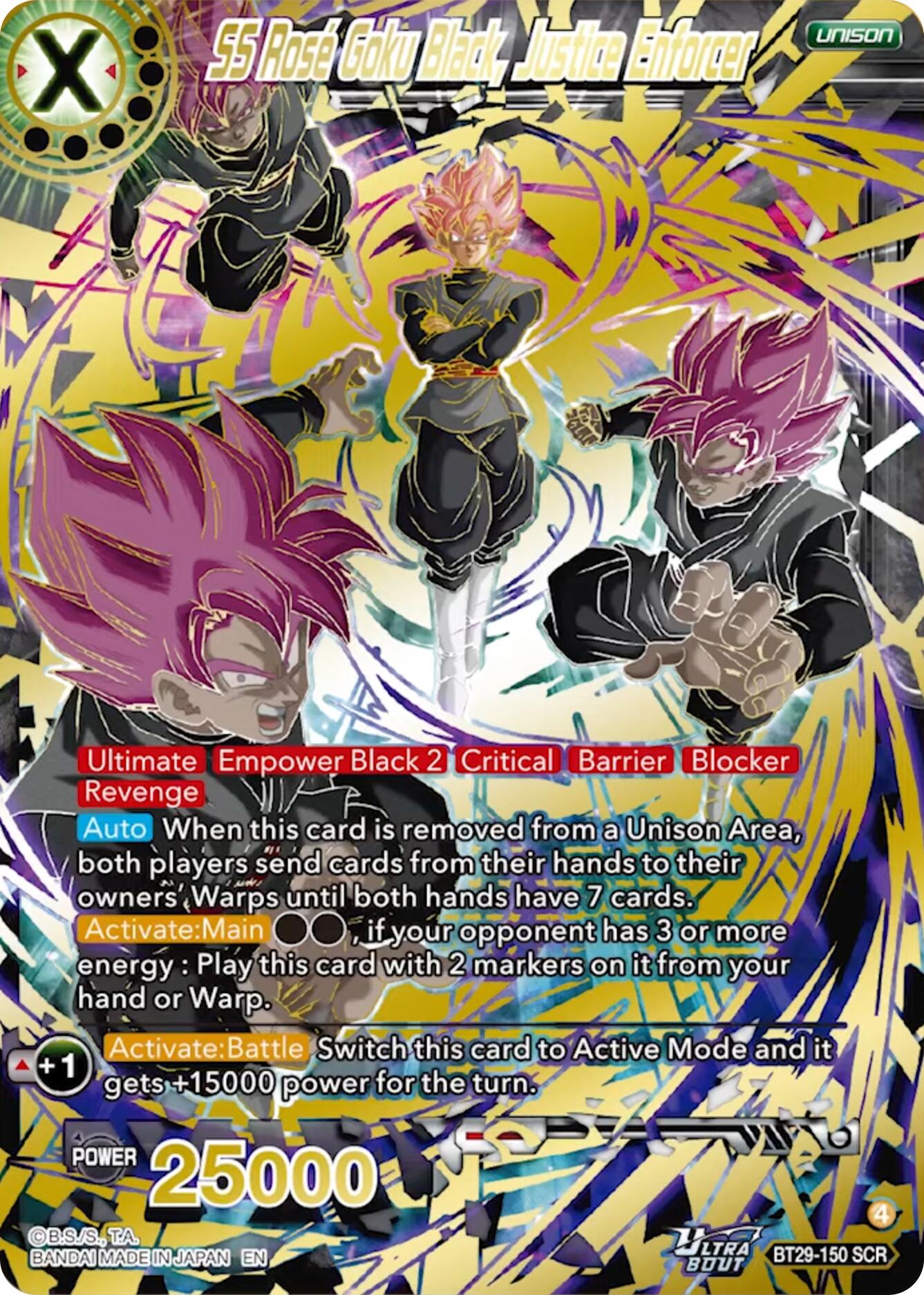 SS Rose Goku Black, Justice Enforcer