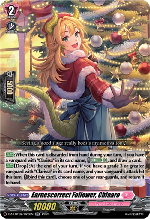 Earnescorrect Follower, Chiaaro