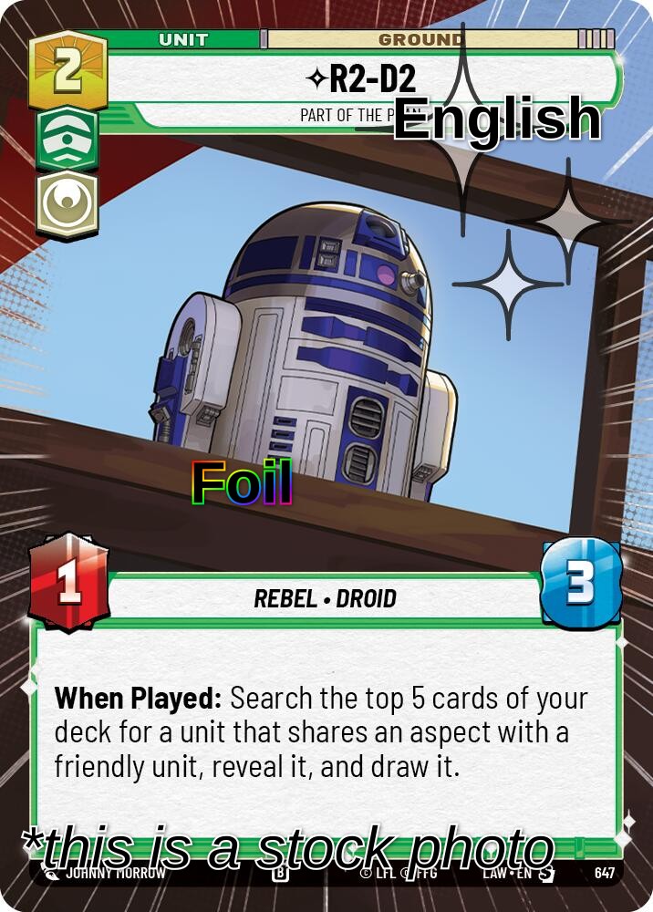 R2-D2 - Part of the Plan (Hyperspace Foil)