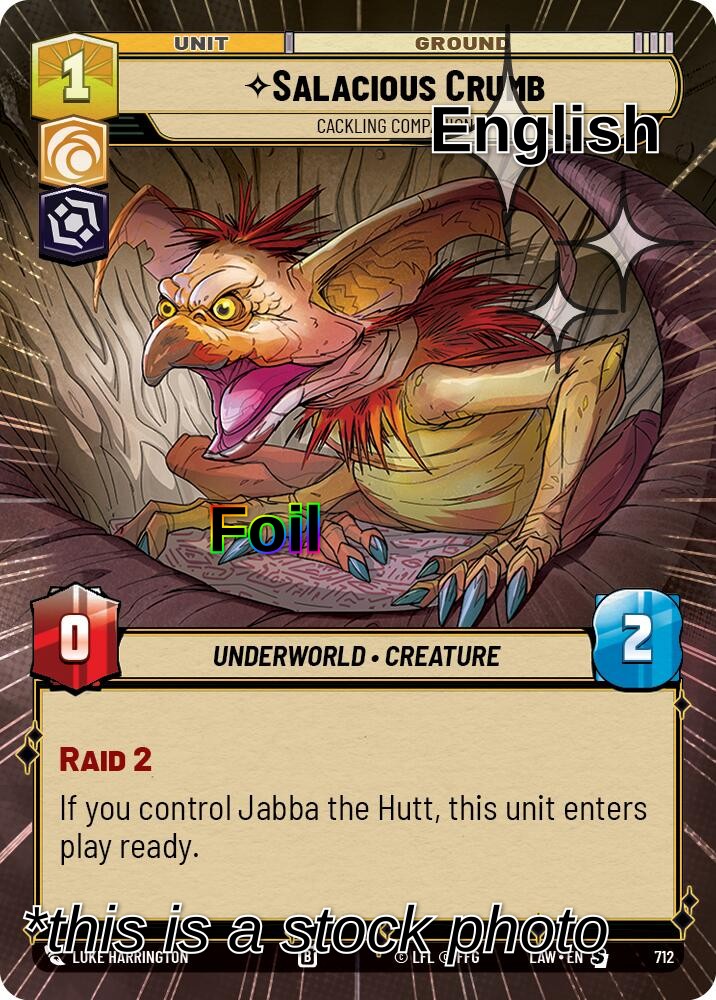 Salacious Crumb - Cackling Companion (Hyperspace Foil)