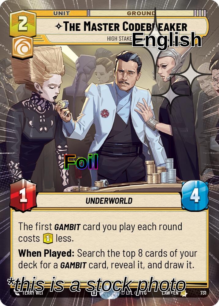The Master Codebreaker - High Stakes (Hyperspace Foil)