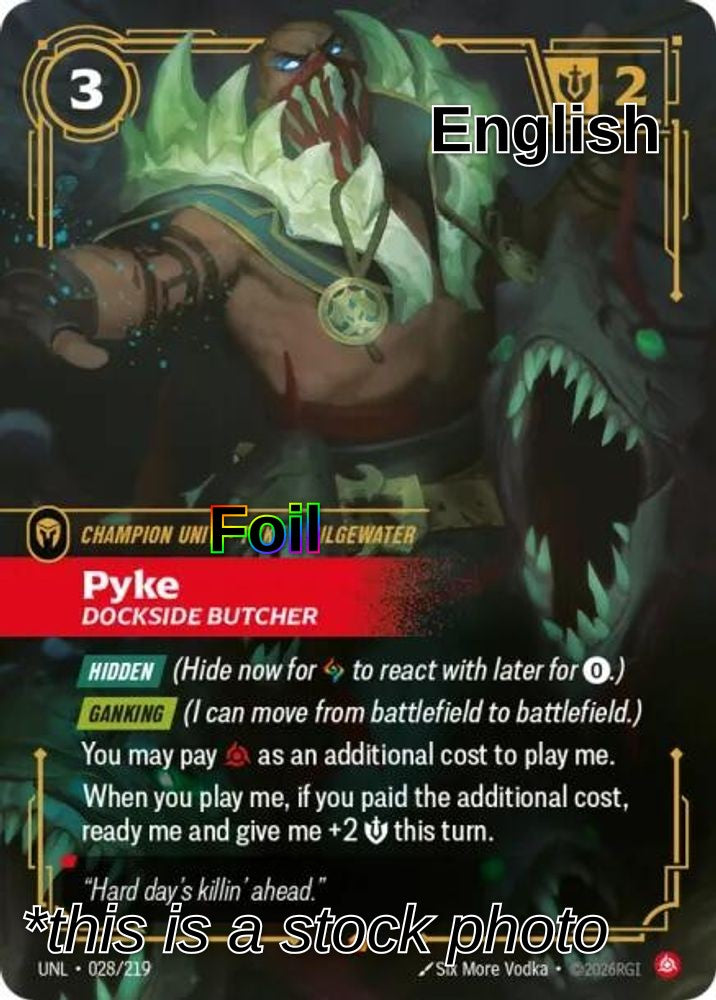 Pyke, Dockside Butcher