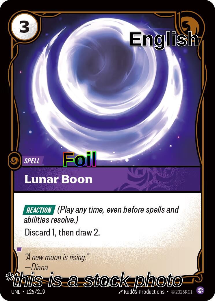 Lunar Boon