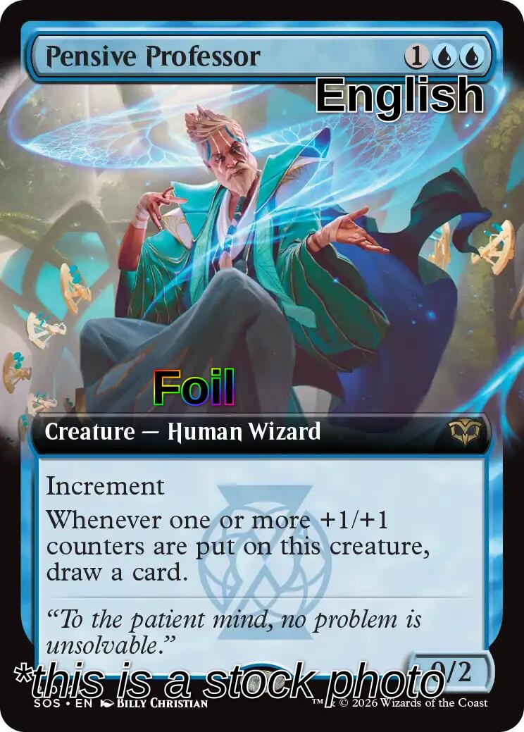 Pensive Professor (Extended Art)