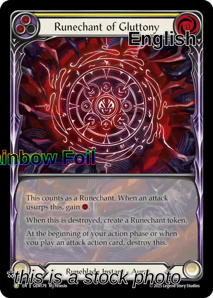 Runechant of Gluttony (Yellow)