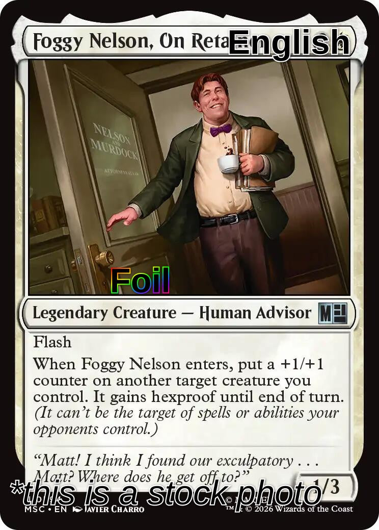 Foggy Nelson, On Retainer