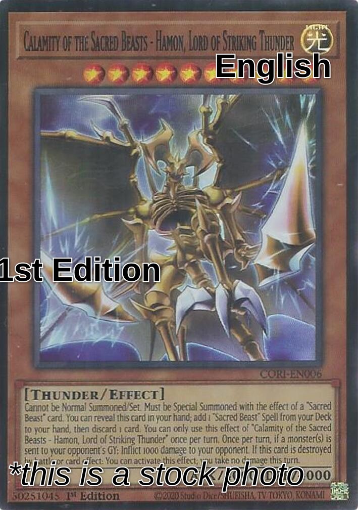 Calamity of the Sacred Beasts - Hamon, Lord of Striking Thunder
