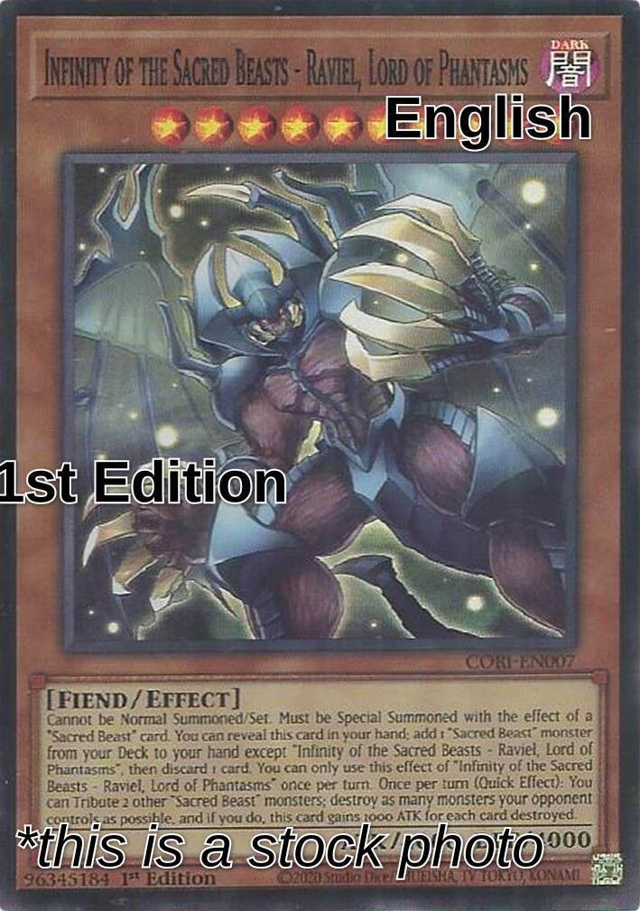 Infinity of the Sacred Beasts - Raviel, Lord of Phantasms