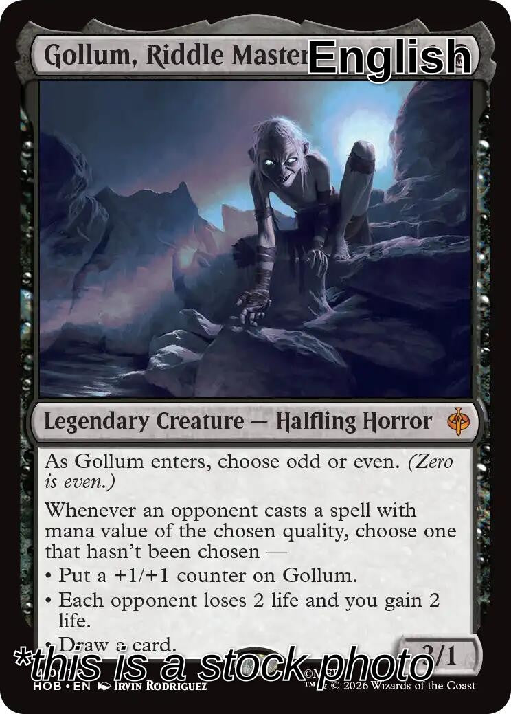 Gollum, Riddle Master