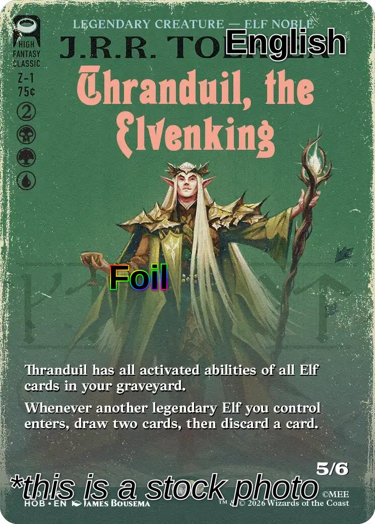Thranduil, the Elvenking (Borderless)