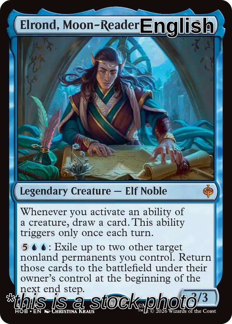 Elrond, Moon-Reader