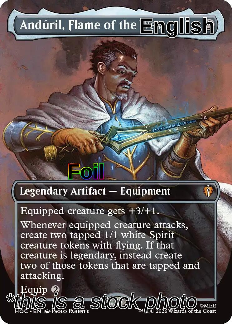 Anduril, Flame of the West (Borderless)