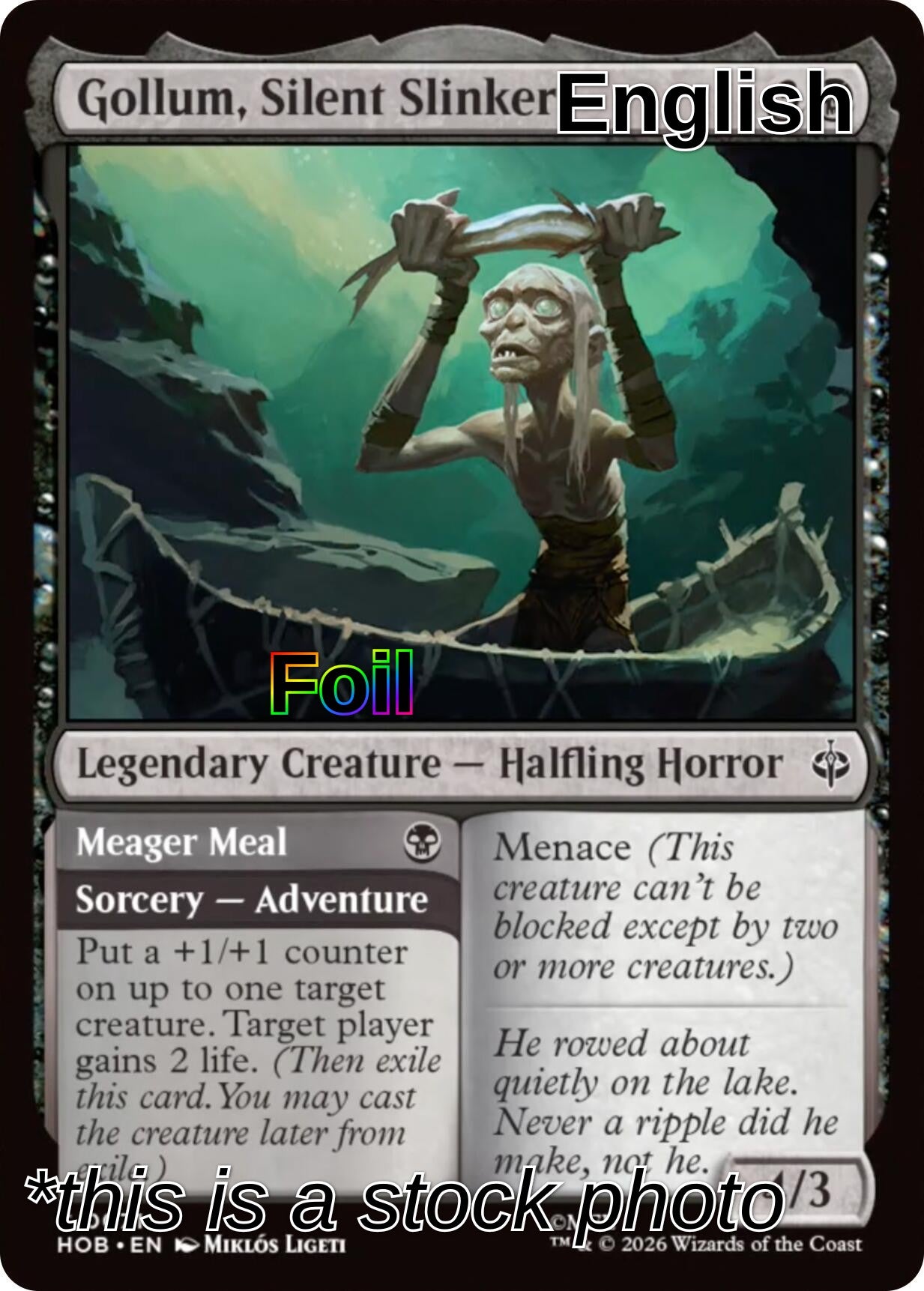 Gollum, Silent Slinker