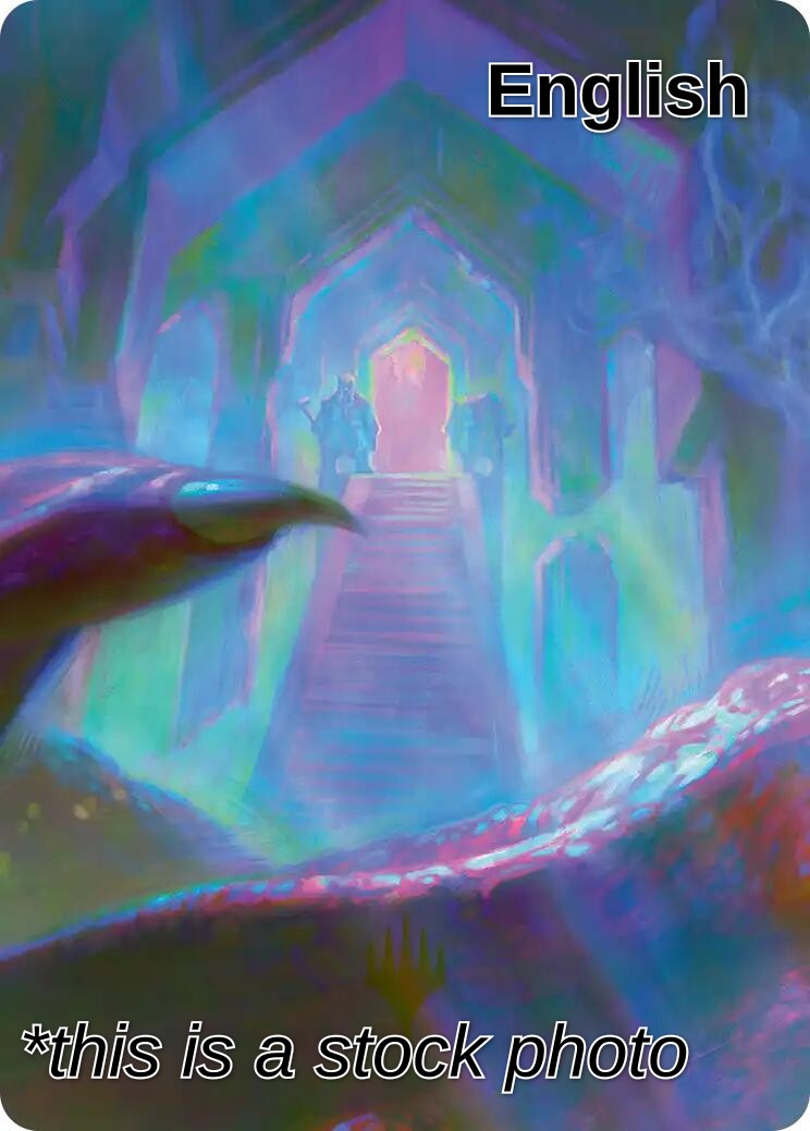 Dragon-Cursed Halls Art Card (8/12)