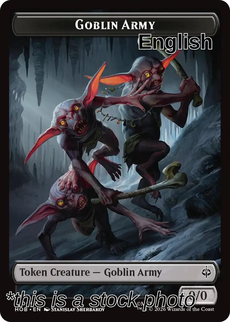 Goblin Army (0003) // Wolf Double-Sided Token