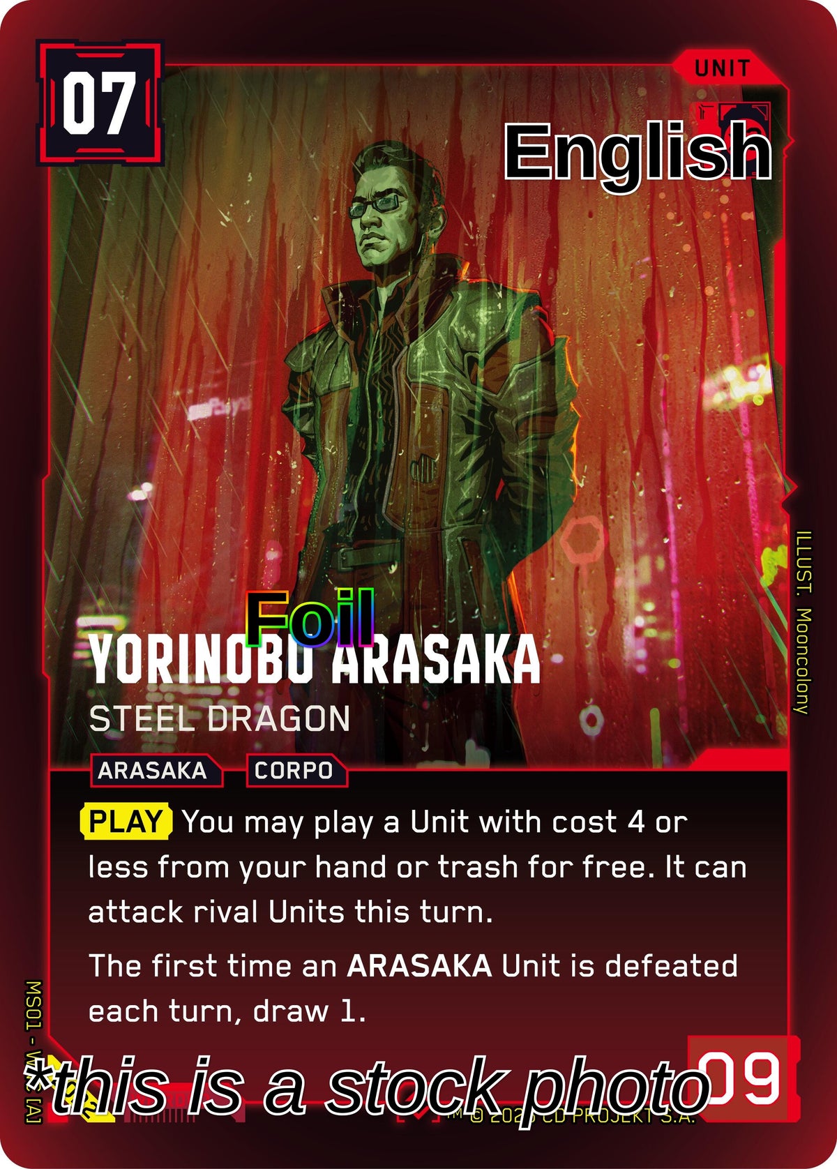 Yorinobu Arasaka - Steel Dragon