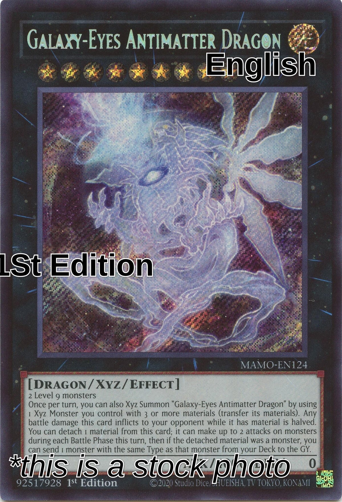 Galaxy-Eyes Antimatter Dragon
